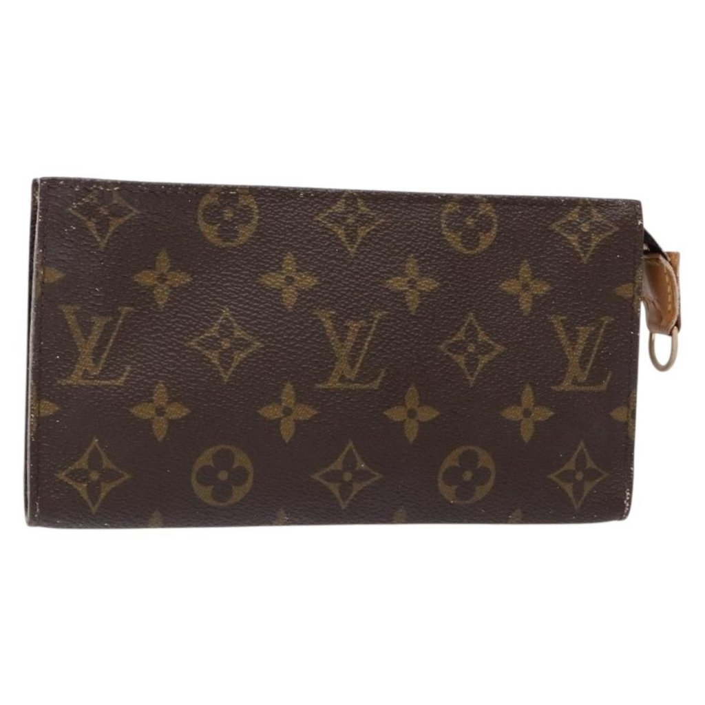Louis Vuitton Monogram Bucket Pm Accessory Pouch Lv Auth 139424